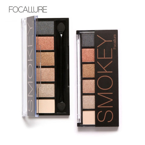 6 Colors Eyeshadow Palette Glamorous Smokey Eye Shadow Makeup Makeup Kit for eyes makeup