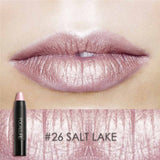 FOCALLURE New 8 Metallic Lip Colors Sexy Party Lip Color Lip Stick Matte Lip Gloss Long-lasting Lipsticker