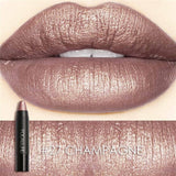 FOCALLURE New 8 Metallic Lip Colors Sexy Party Lip Color Lip Stick Matte Lip Gloss Long-lasting Lipsticker