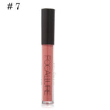Focallure Liquid Matte Lipstick Lip Gloss Chameleon Metal Lipstick Shimmer Glitter Lip Gloss 6ML Lipgloss Lip Kit
