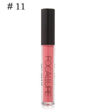 Focallure Liquid Matte Lipstick Lip Gloss Chameleon Metal Lipstick Shimmer Glitter Lip Gloss 6ML Lipgloss Lip Kit
