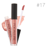 Focallure Liquid Matte Lipstick Lip Gloss Chameleon Metal Lipstick Shimmer Glitter Lip Gloss 6ML Lipgloss Lip Kit