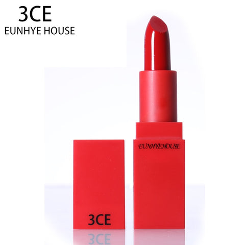 3CE EUNHYE HOUSE Brand Spring and summer lipstick Matte lipstick Long-lasting Waterproof Easy to wear lipMakeup lipstick cosmet