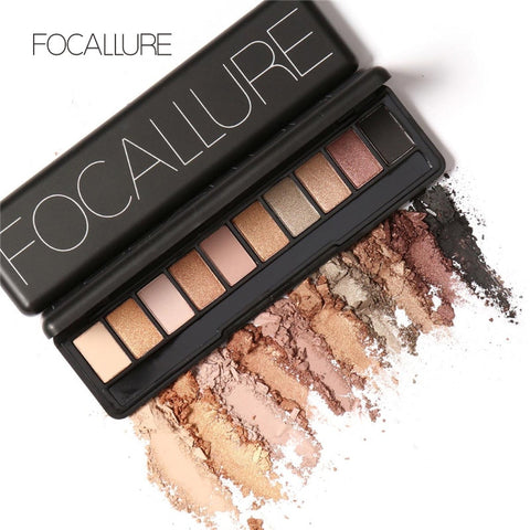 Makeup Palette Natural Eye Makeup Light 10 Colors Eye Shadow Makeup Shimmer Matte Eyeshadow Palette Set Brand Focallure
