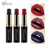 Nice face Velvet Matte lipstick Waterproof long lasting Nude Lip balm beauty tint lips makeup Metallic lipstick korean Cosmetics