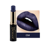 Nice face Velvet Matte lipstick Waterproof long lasting Nude Lip balm beauty tint lips makeup Metallic lipstick korean Cosmetics
