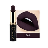 Nice face Velvet Matte lipstick Waterproof long lasting Nude Lip balm beauty tint lips makeup Metallic lipstick korean Cosmetics