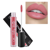 1PC Professional Matte Lip Gloss Brand Color Cosmetics Long Lasting Pigment Brown Nude Waterproof Matte Liquid lipsticks