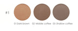 Focallure pallet palette chocolate bar 3 colors Neutral Earth Color Eyeshadow Eye Makeup Kit Set