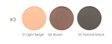 Focallure pallet palette chocolate bar 3 colors Neutral Earth Color Eyeshadow Eye Makeup Kit Set
