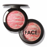 Focallure Blush Face Makeup Baked Cheek Color Blusher Palette 6 Colors Makeup Baked Blush Bronzer Blusher With Brush