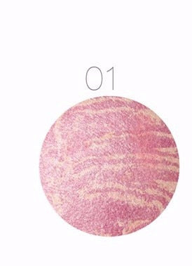 Focallure Blush Face Makeup Baked Cheek Color Blusher Palette 6 Colors Makeup Baked Blush Bronzer Blusher With Brush