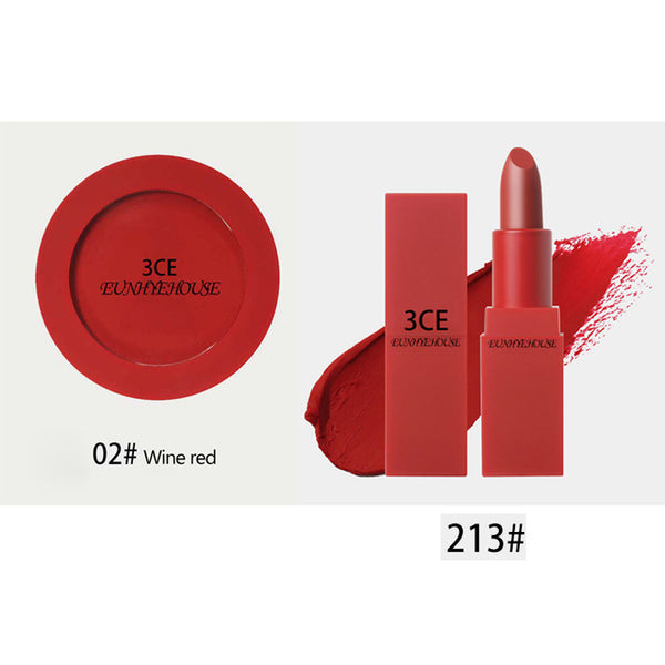 3CE Eunhye House Long-lasting Lipstick Waterproof Matte Lipsticks+ Blush Powder Nude Makeup Easy To Wear Cosmetic