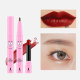 3CE Eunhye House Brand Lip Makeup+eyes Makeup 2 In 1 Set Waterproof Eyebrow Pencil Matte Lipsticks Lip Cosmetics Hot Sale