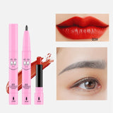 3CE Eunhye House Brand Lip Makeup+eyes Makeup 2 In 1 Set Waterproof Eyebrow Pencil Matte Lipsticks Lip Cosmetics Hot Sale