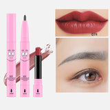 3CE Eunhye House Brand Lip Makeup+eyes Makeup 2 In 1 Set Waterproof Eyebrow Pencil Matte Lipsticks Lip Cosmetics Hot Sale