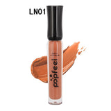 POPFEEL 12 Colors Women Waterproof Nude Lip Gloss Makeup Nutritious Long Lasting Pigments Matte Liquid Lipstick Lips Cosmetic