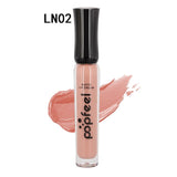 POPFEEL 12 Colors Women Waterproof Nude Lip Gloss Makeup Nutritious Long Lasting Pigments Matte Liquid Lipstick Lips Cosmetic