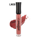 POPFEEL 12 Colors Women Waterproof Nude Lip Gloss Makeup Nutritious Long Lasting Pigments Matte Liquid Lipstick Lips Cosmetic