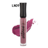 POPFEEL 12 Colors Women Waterproof Nude Lip Gloss Makeup Nutritious Long Lasting Pigments Matte Liquid Lipstick Lips Cosmetic