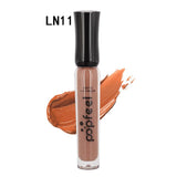 POPFEEL 12 Colors Women Waterproof Nude Lip Gloss Makeup Nutritious Long Lasting Pigments Matte Liquid Lipstick Lips Cosmetic