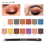 FOCALLURE Eyeshadow Palette maquiagem Matte Pearl Shimmer Eyeshadow cosmetics Palette with Brush 14 Colors