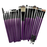 ROSALIND 20Pcs Professional Makeup Brushes Set Powder Foundation Eyeshadow Make Up Brushes Cosmetics Soft Synthetic Hair
