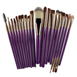 ROSALIND 20Pcs Professional Makeup Brushes Set Powder Foundation Eyeshadow Make Up Brushes Cosmetics Soft Synthetic Hair