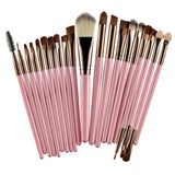 ROSALIND 20Pcs Professional Makeup Brushes Set Powder Foundation Eyeshadow Make Up Brushes Cosmetics Soft Synthetic Hair