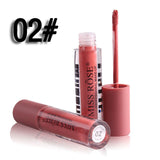 MISS ROSE Brand Moisturizer Smooth Velvet Lip Gloss Matte Makeup Lipgloss Sexy Nude Color Liquid Lipstick Cosmetics