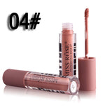 MISS ROSE Brand Moisturizer Smooth Velvet Lip Gloss Matte Makeup Lipgloss Sexy Nude Color Liquid Lipstick Cosmetics