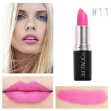 New Brand Beauty Makeup Matte Lipstick Red Lip Stick Cosmetic Waterproof FOCALLURE Nude Make Up Lote Lipstick Matte Lip Tint