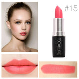 New Brand Beauty Makeup Matte Lipstick Red Lip Stick Cosmetic Waterproof FOCALLURE Nude Make Up Lote Lipstick Matte Lip Tint