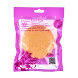 Fulljion Round Shape Konjac Sponge Cosmetic Puff Face Cleaning Sponge Natural Konjac Puff Facial Cleanser Tool Wash Flutter 1pcs