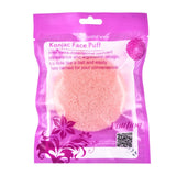 Fulljion Round Shape Konjac Sponge Cosmetic Puff Face Cleaning Sponge Natural Konjac Puff Facial Cleanser Tool Wash Flutter 1pcs