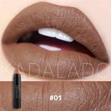 NICE FACE Sexy Color Matte Lipstick High Gloss Lips Long-Lasting Moisturizer Smooth Lipstick Nude Makeup Lip Tint Kit Cosmetics