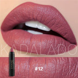 NICE FACE Sexy Color Matte Lipstick High Gloss Lips Long-Lasting Moisturizer Smooth Lipstick Nude Makeup Lip Tint Kit Cosmetics