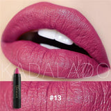 NICE FACE Sexy Color Matte Lipstick High Gloss Lips Long-Lasting Moisturizer Smooth Lipstick Nude Makeup Lip Tint Kit Cosmetics