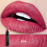 NICE FACE Sexy Color Matte Lipstick High Gloss Lips Long-Lasting Moisturizer Smooth Lipstick Nude Makeup Lip Tint Kit Cosmetics