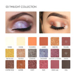 FOCALLURE 18 Colors Eyeshadow Makeup Shimmer Matte Pigment Eye Shadow Cosmetics Mineral Nude Glitter Eye Palette of Shades