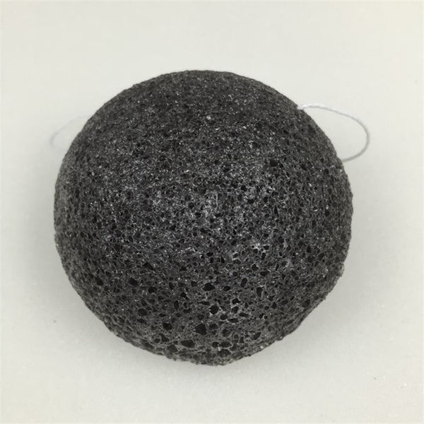 1pcs Natural Konjac Cosmetic Puff Bamboo Charcoal Cleanser Sponge Makeup Facial Cleaning Tool Smooth Beauty Essential Konnyaku