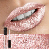 FOCALLURE Soft Matte Lip Cream Lip Gloss Chameleon Matte Lipstick Shimmer Glitter Lip Gloss 6ML Lipgloss Kit