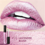 FOCALLURE Soft Matte Lip Cream Lip Gloss Chameleon Matte Lipstick Shimmer Glitter Lip Gloss 6ML Lipgloss Kit