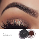 FOCALLURE Eyes Comestic Waterproof Eye Liner Gel Makeup Long Lasting Liquid Eyeliner Cream Eyeliner Makeup Set + Black Brush