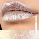 FOCALLURE 12 New Arrival Shimmer Lip Gloss Waterproof Matte Lipstick Metal Rose Golden Lip Gloss Liquid Lipstick