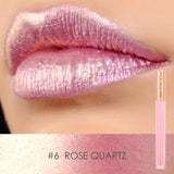 FOCALLURE 12 New Arrival Shimmer Lip Gloss Waterproof Matte Lipstick Metal Rose Golden Lip Gloss Liquid Lipstick