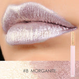 FOCALLURE 12 New Arrival Shimmer Lip Gloss Waterproof Matte Lipstick Metal Rose Golden Lip Gloss Liquid Lipstick