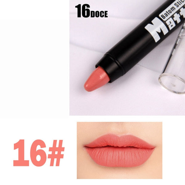Miss Rose Professional Matte Makeup Lipstick Waterproof Long Lasting Sexy Red Velvet Lip Stick Nude Lipstick Pencil Popular