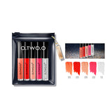 5pcs/lot Liquid Lipstick Rouge Levre Mat Lips Balm Cream Makeup Oil Matte Lipstick Lipgloss Kit Long Lasting Waterproof Soft Set