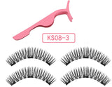magnetic eyelashes with 3 magnetic magnets lashes natural false eyelashes magnet lash with eye lash applicator 24P-Z-3-T